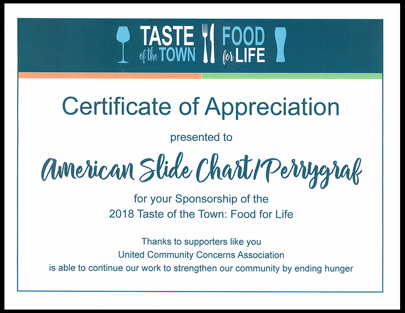 Food for Life Certificate